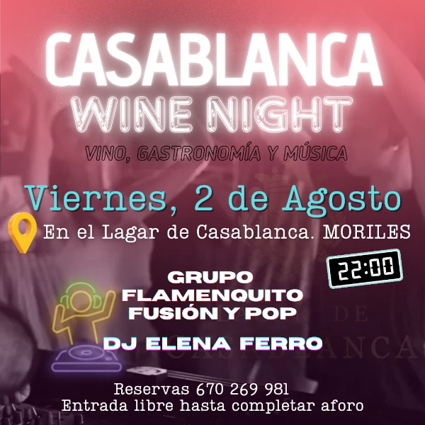 Casablanca Wine Night