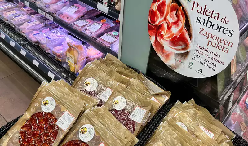 Más de 100 productos de calidad de Andalucía se promocionan en supermercados del País Vasco 