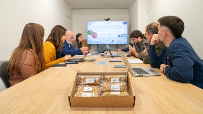 Barritas energéticas y pienso para corderos: investigadores buscan nuevos usos a los residuos del gazpacho