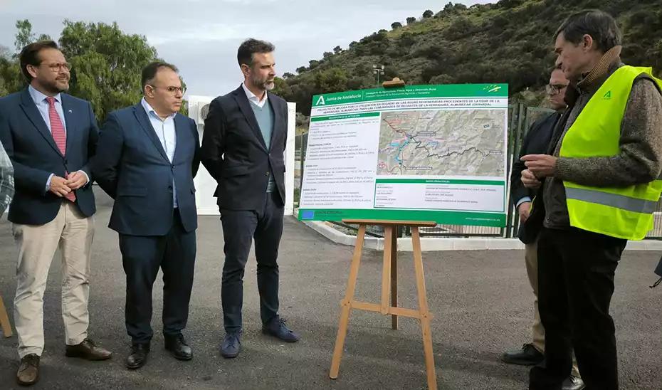 La Junta triplica hasta los 165 millones de euros la inversión para llevar el agua depurada a los cultivos 